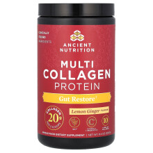 Ancient Nutrition, Multi Collagen Eiwit, Lemon Ginger, 8,4 oz (238 g)