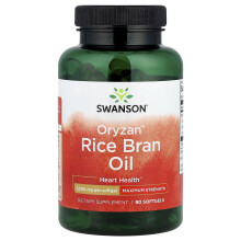 Swanson, Oryzan Rice Bran Oil, Maximum Strength, 1,000 mg, 90 Softgels