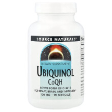 Source Naturals, Ubiquinol CoQH, 100 mg, 90 Weichgel