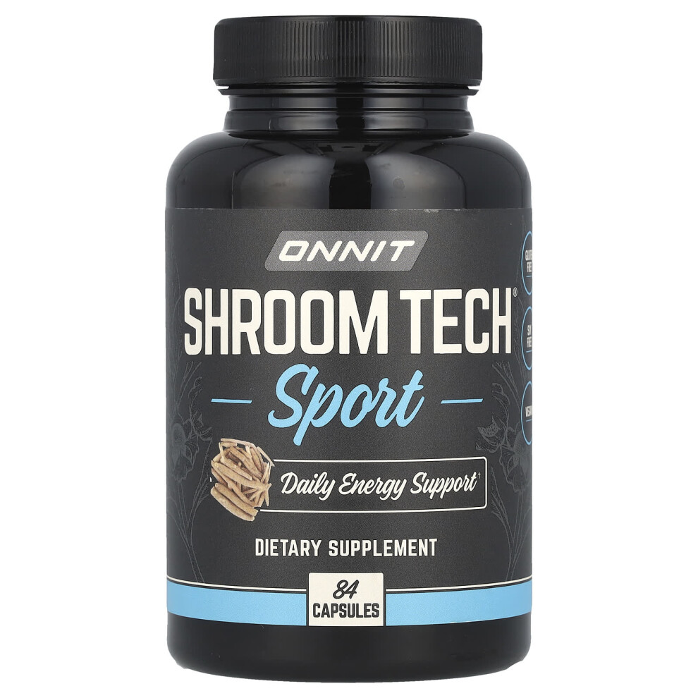 Фото - Вітаміни й мінерали Onnit, Shroom Tech Sport, Dzienny Wspierający Energia, 84 Kapsułki