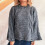 Women's Dark Grey Long Sleeve Round Neck Pullover 2
