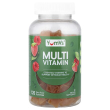YumVs, Multiwitamin Gummies, Borówka, 120 Gummies