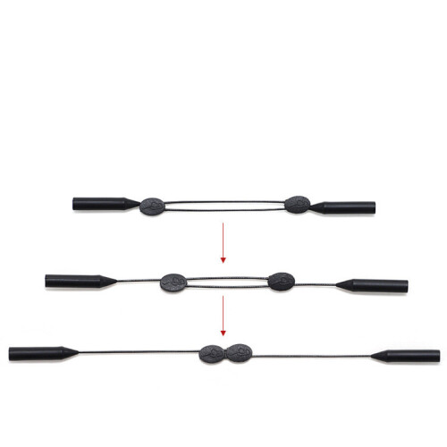 Eyeglass Straps Adjustable Anti-Slip Black 35 cm 1