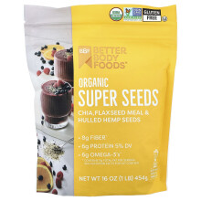 BetterBody Foods, Szerves szuper magok, 1 lb (454 g)