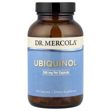 Dr. Mercola, Ubiquinol, 200 mg, 90 Capsulețe