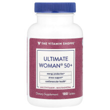 The Vitamin Shoppe, Ultimate Woman 50+, Multivitamin & Multimineral, 180 Tablets