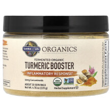 Garden of Life, MyKind Organics, Fermenteret Økologisk Turmeric Boost, Inflammatorisk Respons, 4,76 oz (135 g)