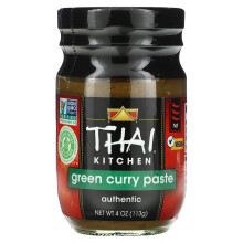 Thai Kitchen, Massa de Curry Verde, Quente, 4 oz (113 g)