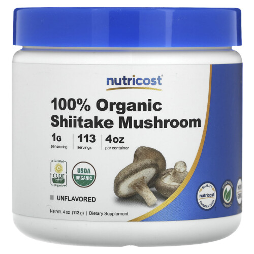 Nutricost, 100% Organic Σιταρένιο Μύρωμα, Unflavored, 4 oz (113 g)