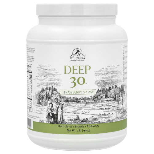 Mt. Capra, Deep 30‚Ñ, Refresco de Morango, 2 lb (907 g)