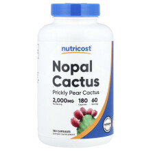Nutricost, Nopalschachtel, 180 Kapseln (666 mg pro Kapsel)
