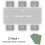 Hellrosa Einwegtischdecken, 6er-Pack, 54 x 108 Zoll 4