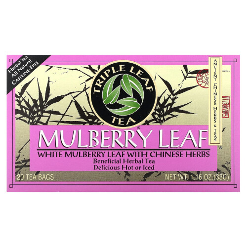 Triple Leaf Tea, Maulbeerenblatt-Tee, 20 Teebeutel, 1,16 oz (33 g)