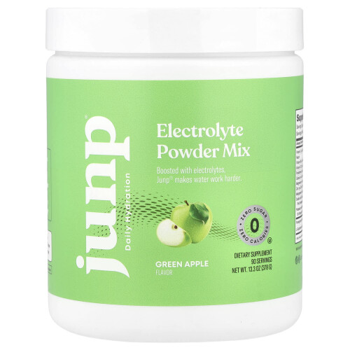 JUNP Hydration, Elektrolytpulver Mix, Grøn Apple, 13,3 oz (378 g)