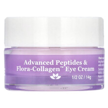 DERMA E, Cremas de Ojos Avanzadas con Péptidos y Flora-Collagen, 1/2 oz (14 g)