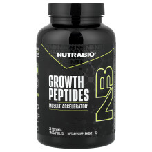 NutraBio, Wachstums-Peptide, 196 Kapseln