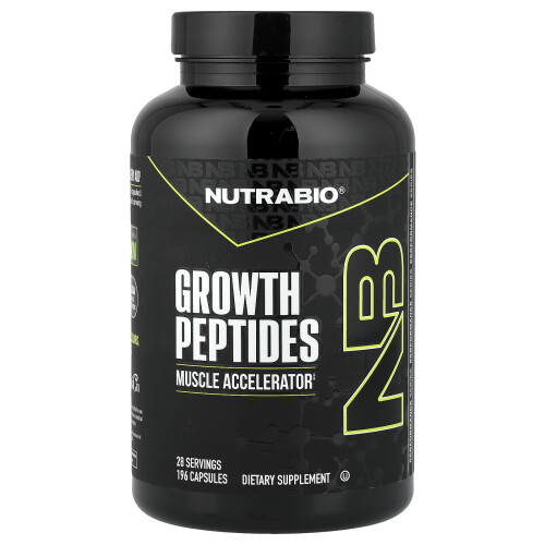 NutraBio, Wachstums-Peptide, 196 Kapseln