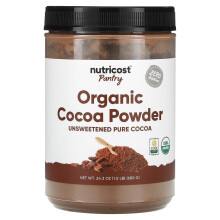 Nutricost, Keuken, Biologische Kakaopoeder, Ongezoet, 24,3 oz (680 g)