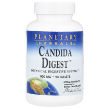 Planetary Herbals, Candida Digest, 90 Tabletter