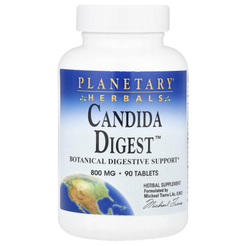 Planetary Herbals, Candida Digest, 90 Tabletti