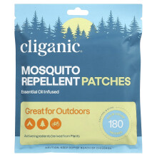 Cliganic, Muggenwerende Vaste Kleurenpatches, 180 Patches