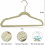Baby-Samtkleiderbügel, 28 cm, 30er-Packung mit 10 Clips 2