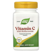Nature's Way, Vitamin C, 1.000 mg, 100 Kapseln (500 mg pro Kapsel)