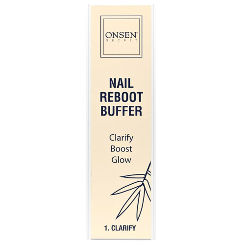 Onsen Secret, Nagelherstel Buffer, 3 Stuk Set