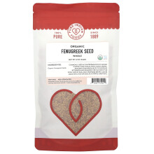 Pure Indian Foods, Semințe de Fenugrec Organică, 8 oz (226 g)