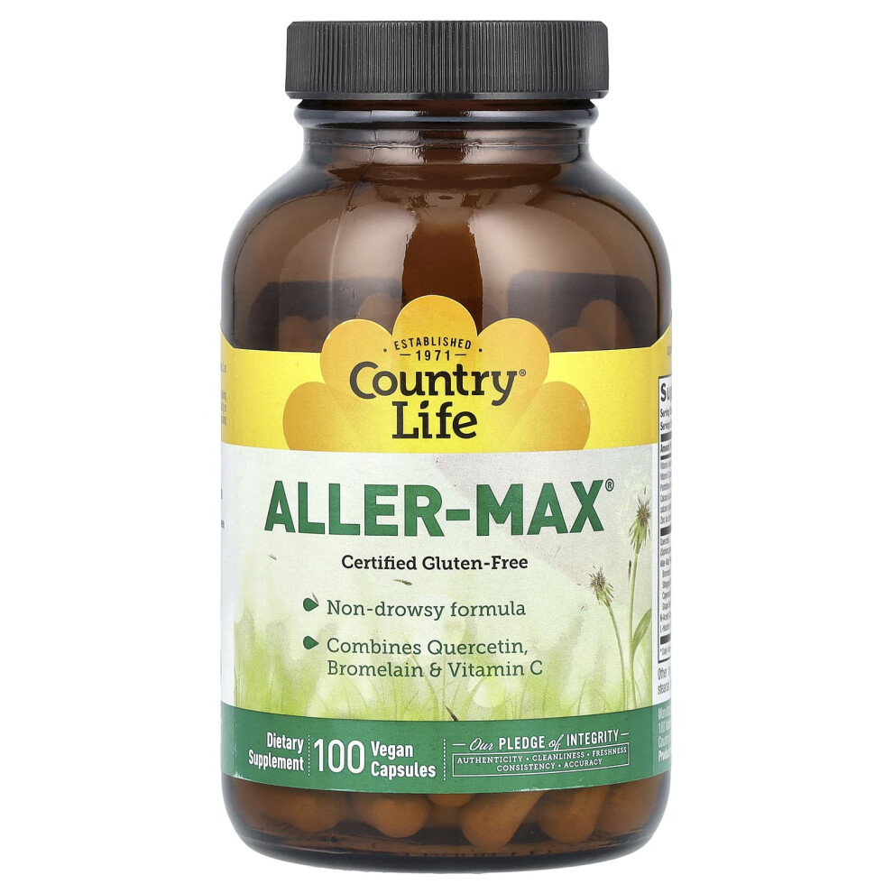 Country Life , Aller-Max, 100 Vegan Capsules