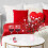Valentine Heart Berry Stems Artificial Red Pink 3 pcs 8