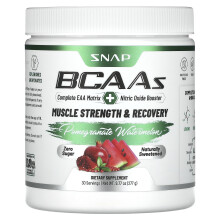 Snap Supplements, BCAAs, Πορτοκαλί Νερόμελωνι, 9.77 oz (277 g)