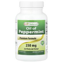 Best Naturals, Oil of Peppermint, 250 mg, 120 Capsules