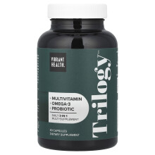 Vibrant Health, Trilogy, Dzienny 3-1 Multi-Suplement, 60 kapsułek