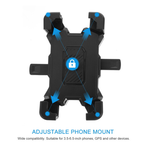 Universal motorcycle phone mount support 2