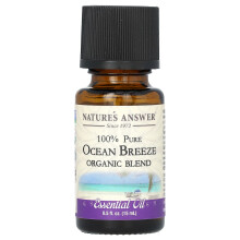 Nature's Answer, 100% Pure Organische Essentiële Olie Blend, Ocean Breeze, 0.5 fl oz (15 ml)
