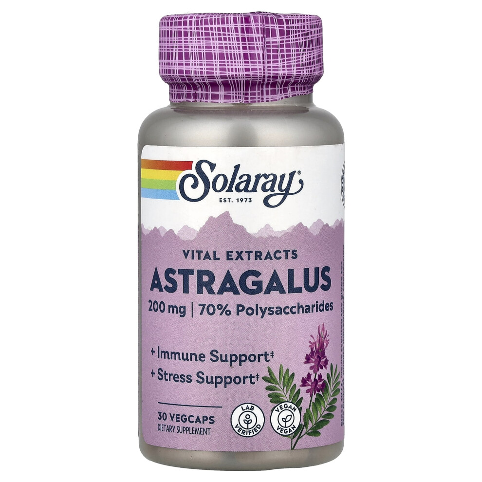 Solaray , Vital Extracts, Astragalus, 30 Vegcaps