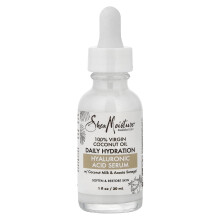 SheaMoisture, 100% Pure Coconut Oil, Dagelijks Hydraterende Hyaluronzuur Serum, 1 fl oz (30 ml)
