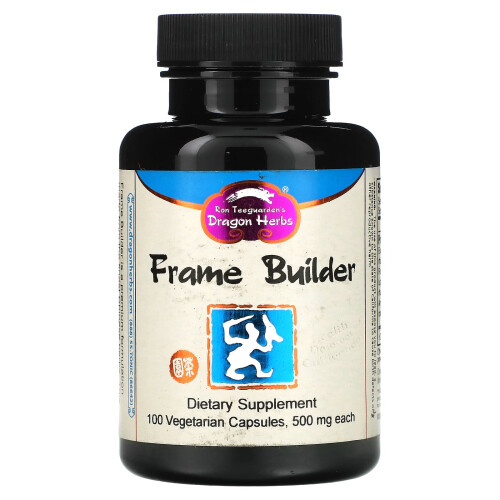 Dragon Herbs, Frame Builder, 500 mg, 100 Vegetariska kapslar