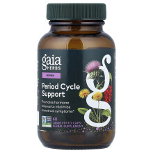 Gaia Herbs, Mulheres, Suporte ao Ciclo, Período, 60 Fito-Cápsulas Vegetarianas