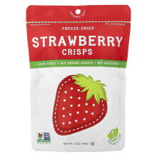 Nature's Turn, Vriesdroogde Aardbeien Crisps, 1.2 oz (34 g)