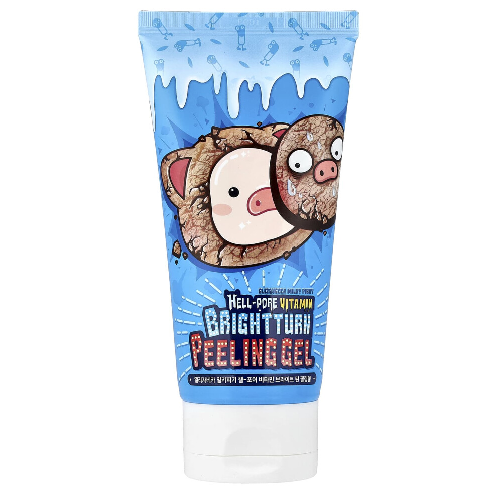 Elizavecca , Hell-Pore Vitamin, Bright Turn Peeling Gel, 5.07 Fl Oz (150 Ml)