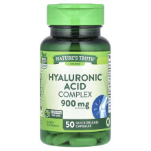 Nature's Truth, Hyaluronzuurcomplex, 900 mg, 50 Snel vrijkomen Kapsules (300 mg per Kapsule)
