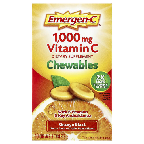 Emergen-C, Vitamiini C Solut, Orange Blast, 40 Solut