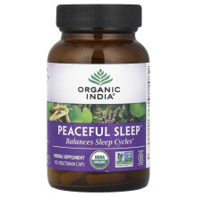 Organic India, Fredelig Søvn, 90 Vegetariske Kapsler