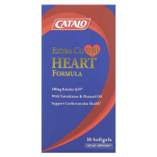 Catalo Naturals, CoQ10 suplimentar, Formula inimii cu nattokinază și ulei de floarea-soarelui, 30 Geloase moi