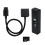 For FDSkey Disk System Drive Emulator+Cable Adapter+4GB Card with OLED Display for  Twin Famicom Emulator Black 1