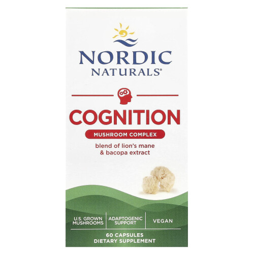 Nordic Naturals Nordic Naturals, Κινητική Μύκητα Σύνθεσης, 60 Φιαλίδια