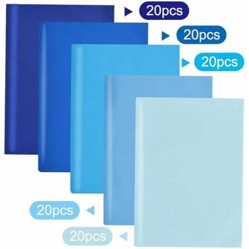 Χαρτί υγείας Blue Series 100 φύλλων, 14x20", Συσκευασία δώρου για τσάντες, χειροτεχνίες DIY, 2