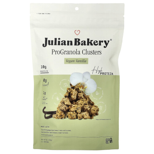 Julian Bakery, ProGranola Clusters, Βηγανική Βανίλια, 9 oz (255 γρ.)